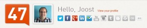 Klout score Klout score